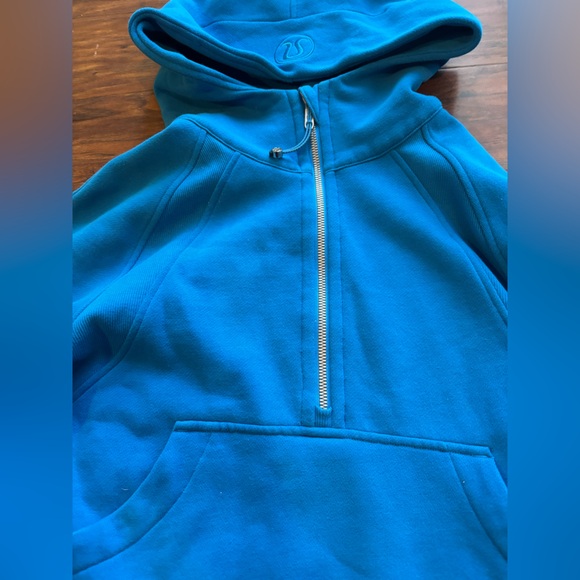 Lululemon Cropped Half Zip Scuba Jacket Poolside XS/S - Picture 5 of 6
